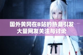 国外黄冈在B站的热潮引发大量网友关注与讨论