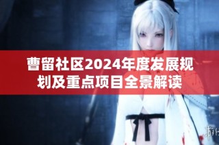 曹留社区2024年度发展规划及重点项目全景解读