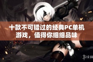 十款不可错过的经典PC单机游戏，值得你细细品味