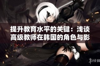 提升教育水平的关键：浅谈高级教师在韩国的角色与影响
