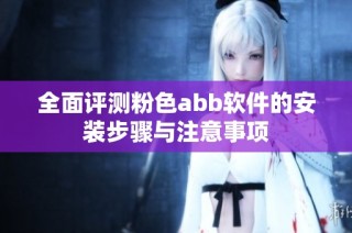 全面评测粉色abb软件的安装步骤与注意事项