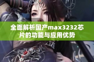 全面解析国产max3232芯片的功能与应用优势