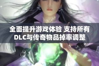 全面提升游戏体验 支持所有DLC与传奇物品掉率调整