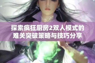 探索疯狂厨房2双人模式的难关突破策略与技巧分享