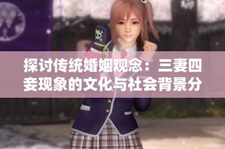 探讨传统婚姻观念：三妻四妾现象的文化与社会背景分析