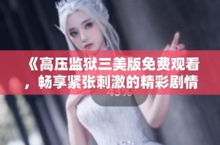 《高压监狱三美版免费观看，畅享紧张刺激的精彩剧情》