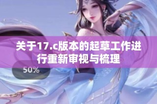 关于17.c版本的起草工作进行重新审视与梳理