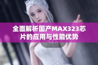 全面解析国产MAX323芯片的应用与性能优势