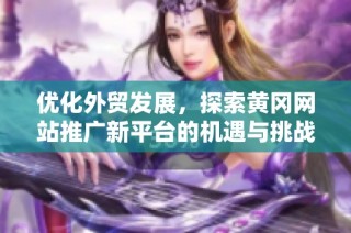 优化外贸发展，探索黄冈网站推广新平台的机遇与挑战