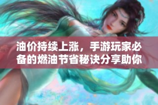 油价持续上涨，手游玩家必备的燃油节省秘诀分享助你畅享游戏乐趣