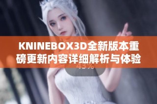 KNINEBOX3D全新版本重磅更新内容详细解析与体验分享