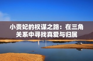 小贵妃的权谋之路：在三角关系中寻找真爱与归属