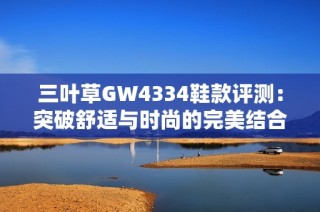 三叶草GW4334鞋款评测：突破舒适与时尚的完美结合
