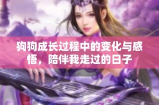 狗狗成长过程中的变化与感悟，陪伴我走过的日子