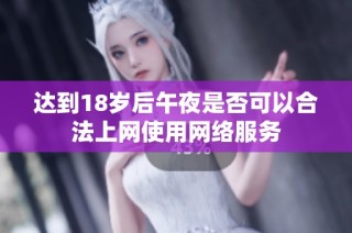 达到18岁后午夜是否可以合法上网使用网络服务