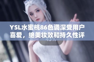 YSL水蜜桃86色调深受用户喜爱，绝美妆效和持久性评测分析