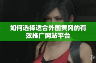 如何选择适合外国黄冈的有效推广网站平台