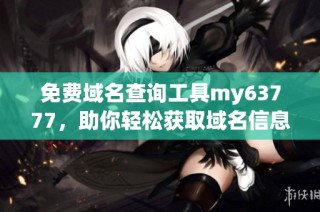 免费域名查询工具my63777，助你轻松获取域名信息