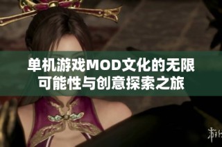 单机游戏MOD文化的无限可能性与创意探索之旅