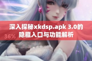 深入探秘xkdsp.apk 3.0的隐藏入口与功能解析