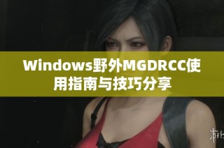Windows野外MGDRCC使用指南与技巧分享
