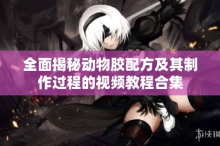 全面揭秘动物胶配方及其制作过程的视频教程合集