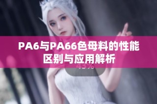 PA6与PA66色母料的性能区别与应用解析