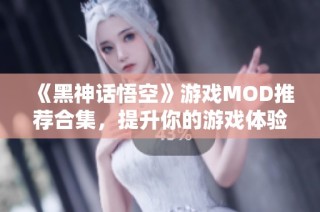 《黑神话悟空》游戏MOD推荐合集，提升你的游戏体验