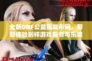 全新DNF公益服发布网，带您体验别样游戏服务与乐趣！
