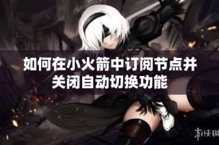 如何在小火箭中订阅节点并关闭自动切换功能