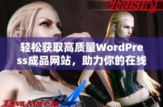 轻松获取高质量WordPress成品网站，助力你的在线业务发展
