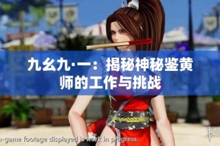 九幺九·一：揭秘神秘鉴黄师的工作与挑战