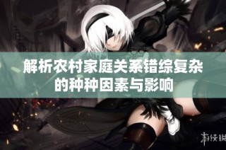 解析农村家庭关系错综复杂的种种因素与影响