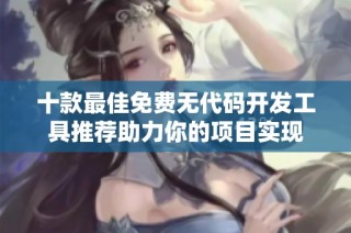 十款最佳免费无代码开发工具推荐助力你的项目实现