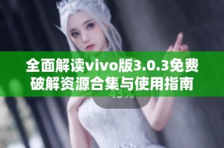 全面解读vivo版3.0.3免费破解资源合集与使用指南