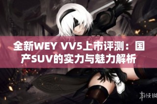 全新WEY VV5上市评测：国产SUV的实力与魅力解析