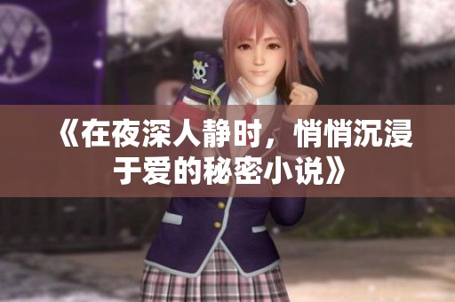 《在夜深人静时，悄悄沉浸于爱的秘密小说》