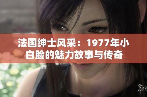 法国绅士风采：1977年小白脸的魅力故事与传奇
