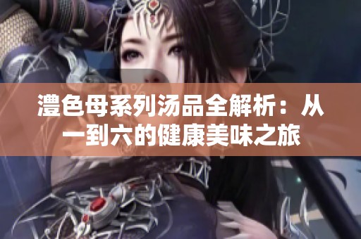 澧色母系列汤品全解析：从一到六的健康美味之旅