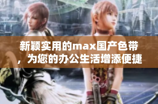 新颖实用的max国产色带，为您的办公生活增添便捷与色彩