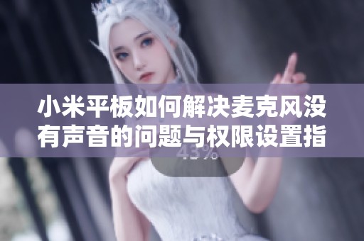 小米平板如何解决麦克风没有声音的问题与权限设置指南