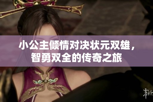 小公主倾情对决状元双雄，智勇双全的传奇之旅