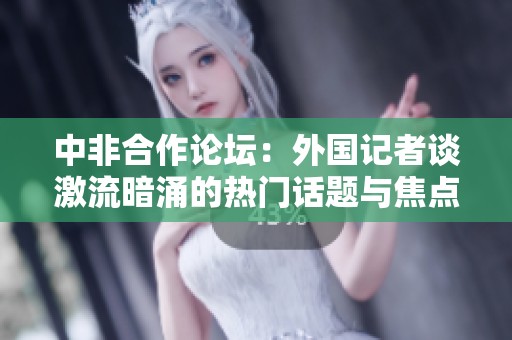 中非合作论坛：外国记者谈激流暗涌的热门话题与焦点关切
