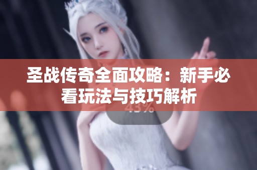 圣战传奇全面攻略：新手必看玩法与技巧解析