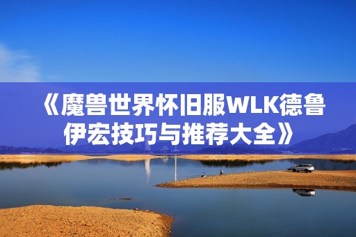 《魔兽世界怀旧服WLK德鲁伊宏技巧与推荐大全》