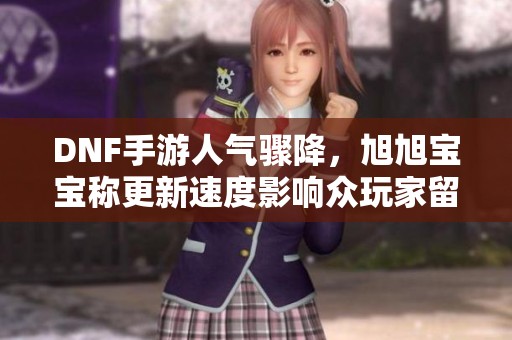 DNF手游人气骤降，旭旭宝宝称更新速度影响众玩家留存