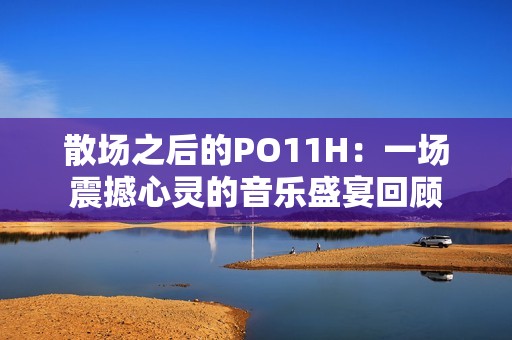 散场之后的PO11H：一场震撼心灵的音乐盛宴回顾
