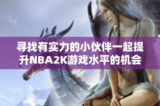 寻找有实力的小伙伴一起提升NBA2K游戏水平的机会