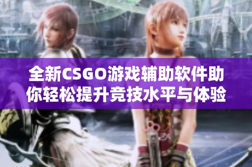 全新CSGO游戏辅助软件助你轻松提升竞技水平与体验