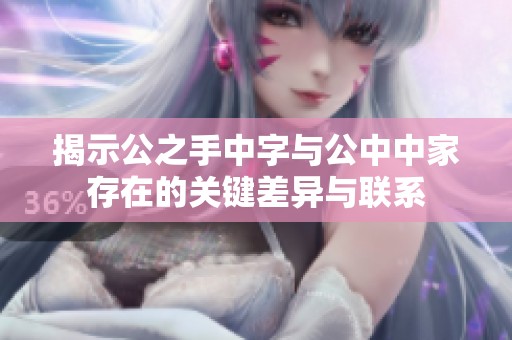 揭示公之手中字与公中中家存在的关键差异与联系